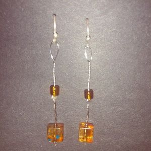 dangly earrings